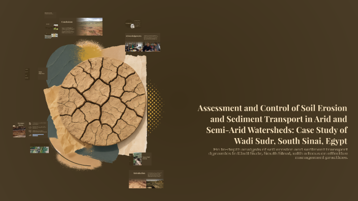Assessment and Control of Soil Erosion and Sediment Transport in Arid ...