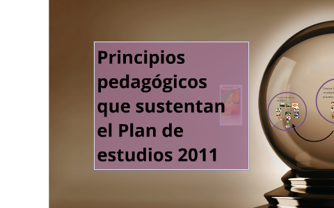 Principios pedagógicos que sustentan el Plan de estudios by Adriana ...