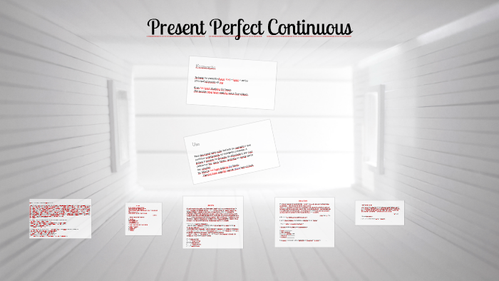 Present Perfect Continuous by Sandra Lencioni on Prezi