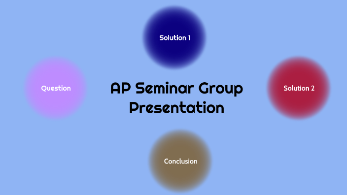ap seminar group presentation