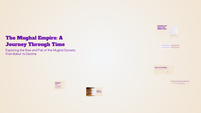 The Mughal Empire: A Journey Through Time by mathan Reddy on Prezi