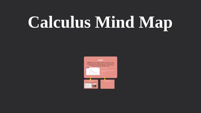 Calculus Mind Map by Danielle Rosales on Prezi