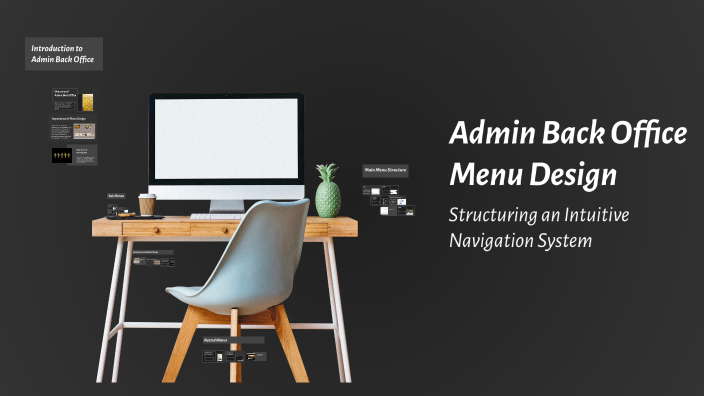 Admin Back Office Menu Design by Reno Caesar Olivier on Prezi