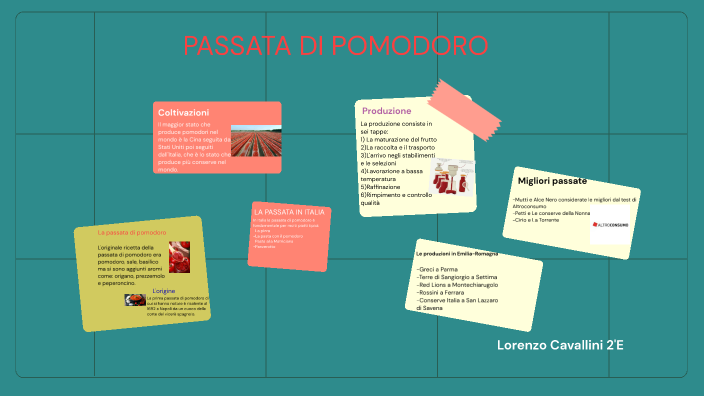 PASSATA DI POMODORO by Lorenzo Cavallini on Prezi