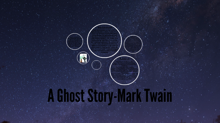a ghost story by mark twain theme