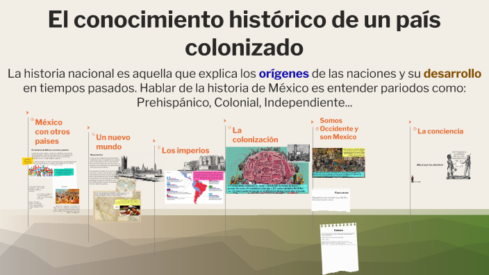 El conocimiento histórico de un país colonizado by Santiago Peña Avila