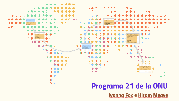 Programa 21 de la ONU by Ivanna Fox Bustamante
