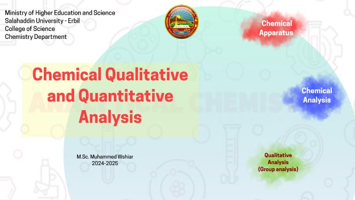 Chemical Qualitative and Quantitative analysis by muhammed wshiar on Prezi