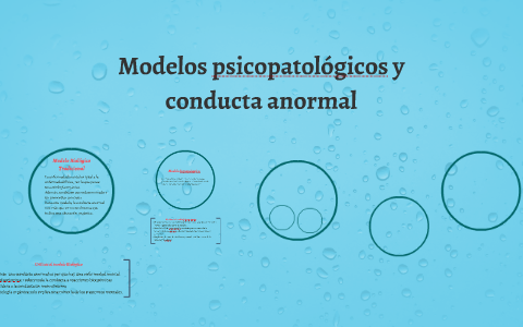 Modelos psicopatológicos y conducta anormal by WILMER FARFAN CUBA