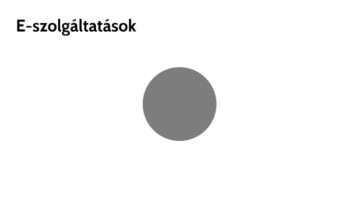 E Szolgaltatasok Fajtai