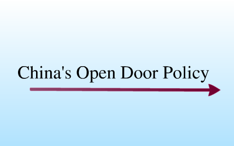 China S Open Door Policy Causes And Results By Sydney