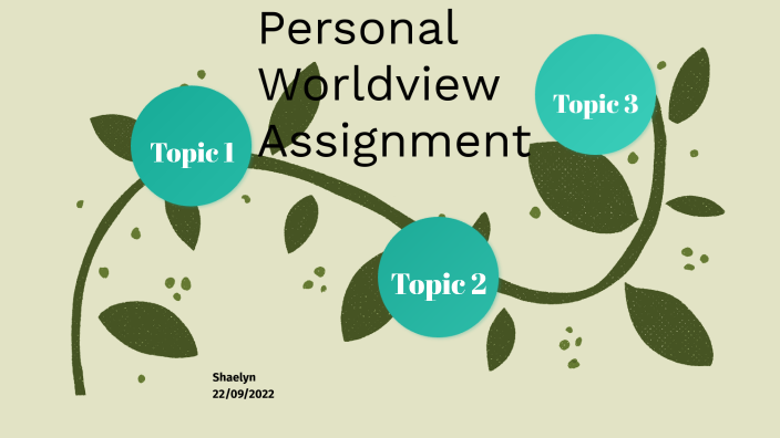 assignment on world view