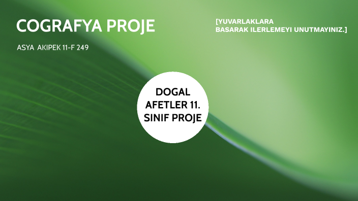 DOĞAL AFETLER PROJE by asya akipek on Prezi