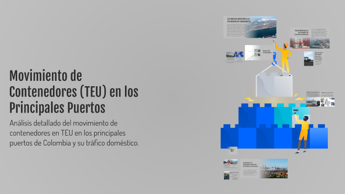 Movimiento de Contenedores (TEU) en los Principales Puertos by Paula ...