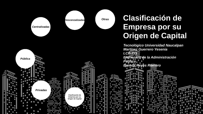 Clasificacìon de Empresa por origen de capital by yesenia martinez on Prezi