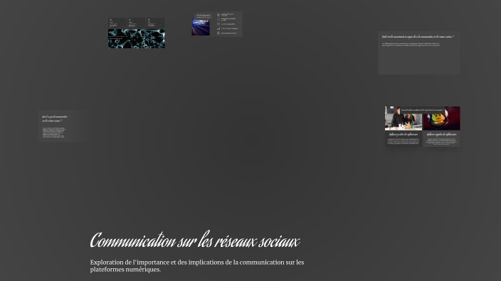 Communication sur les réseaux sociaux by Mohamad Imrani on Prezi