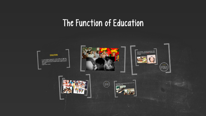 function of education unit