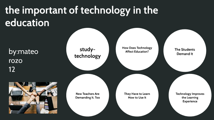 the important of technology in the education by mateo rozo on Prezi