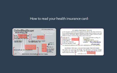 How to read your health insurance card by Kat Lindsey