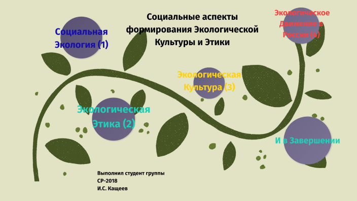 Схема формирования экологической культуры выглядит следующим образом