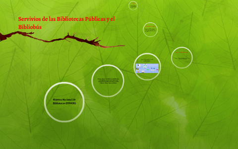Sistema Nacional de Bibliotecas (SINABI) by Marta Jimenez