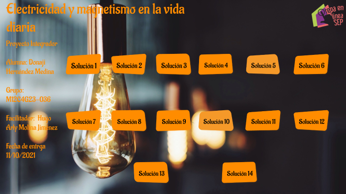 Proyecto Integrador "Electricidad y magnetismo en la vida diaria" by