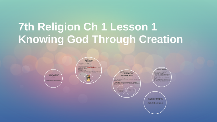 7th Religion Ch 1 Lesson 1 by Kristi Zimmerman on Prezi