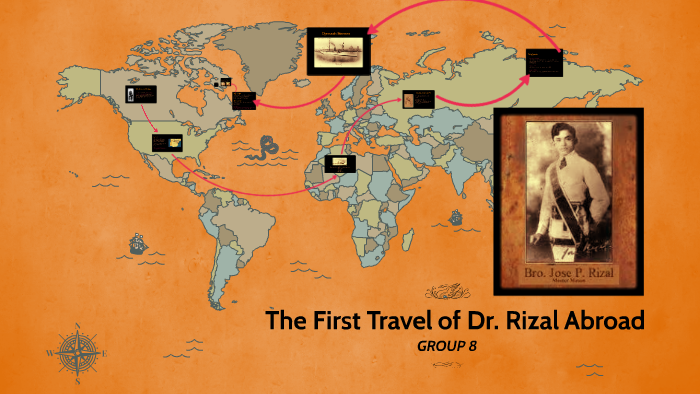 journey jose rizal travel map
