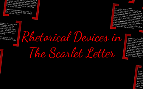 the scarlet letter rhetorical analysis essay