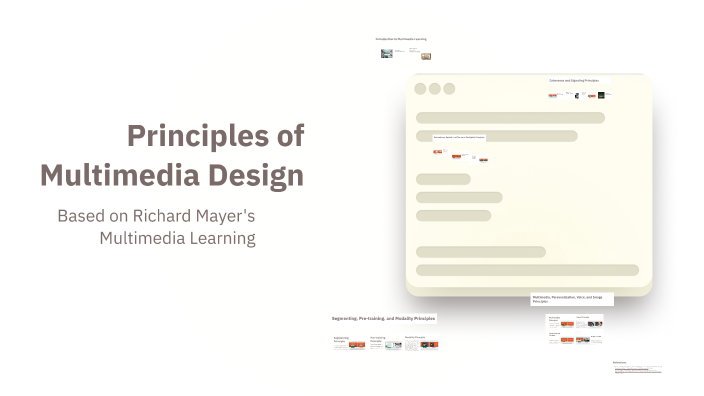 Principles of Multimedia Design by Cyrel Tajanlangit on Prezi