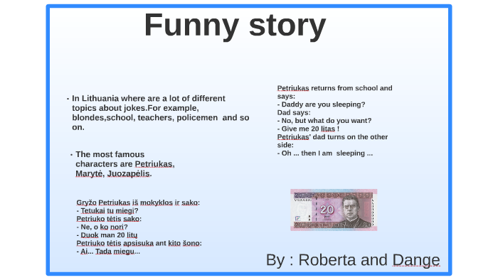 essay about funny story