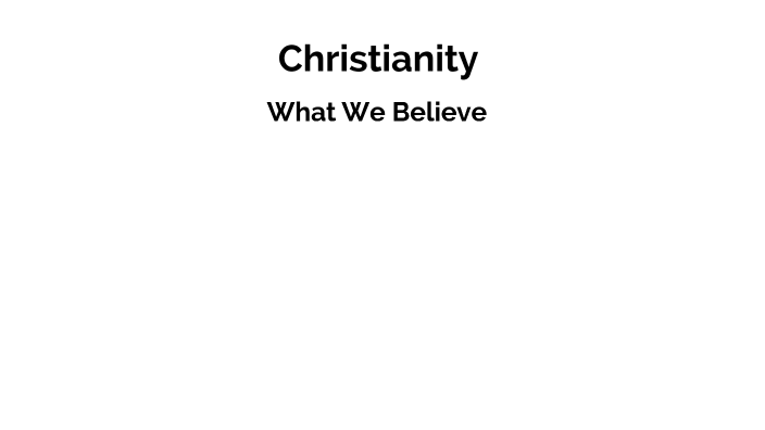 Christianity Overview By Kevin Volk On Prezi