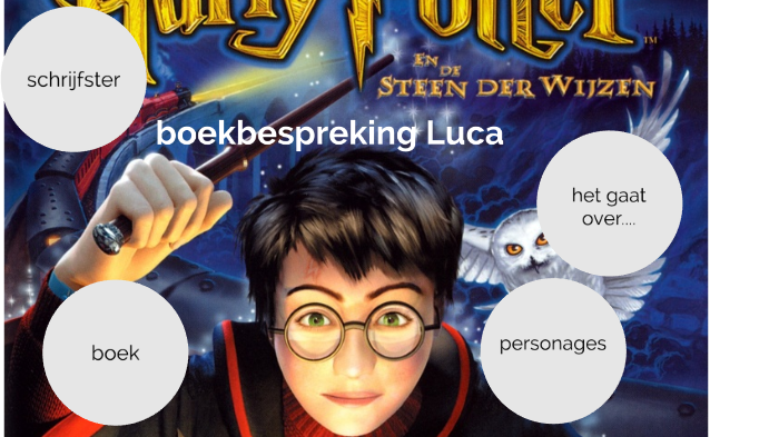 Luca boek Harry Potter steen der wijzen by terberken 6B on Prezi
