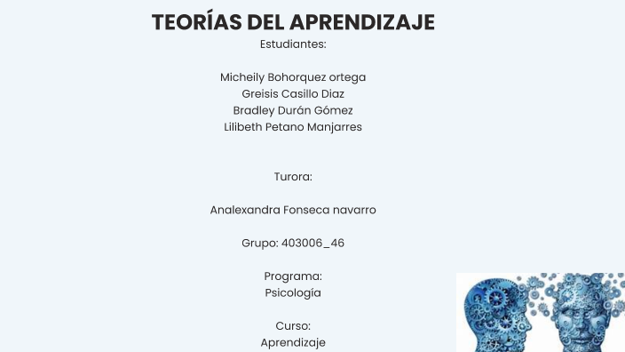 Teorías del Aprendizaje by Greisis casillo on Prezi