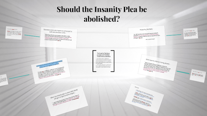 Should The Insanity Defense Be Abolished? By Gina B. On Prezi