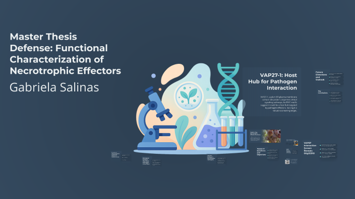 Master Thesis Defense: Functional Characterization of Necrotrophic ...