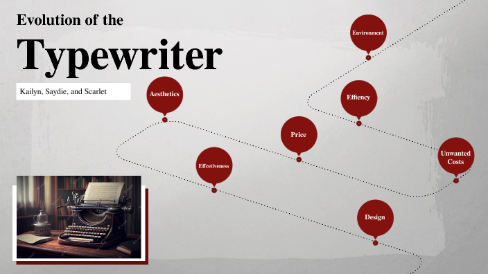Evolution of the Typewriter by Kailyn Cook on Prezi