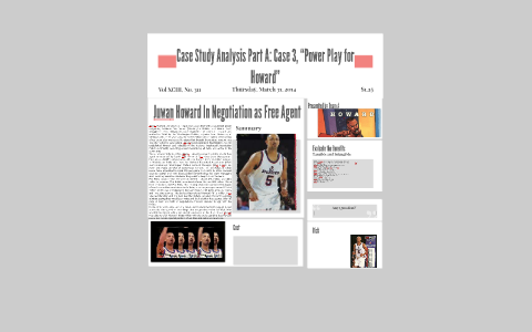Case study analysis part a power play for howard 49728 image