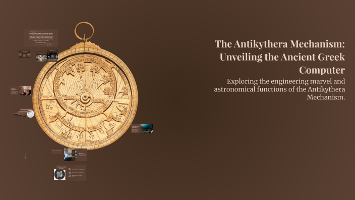 Greek Computer Solved The Antikythera Mechanism: Unveiling the Ancient Greek Computer by ...