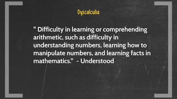 Math Learning Disabilities by Mady Newman on Prezi