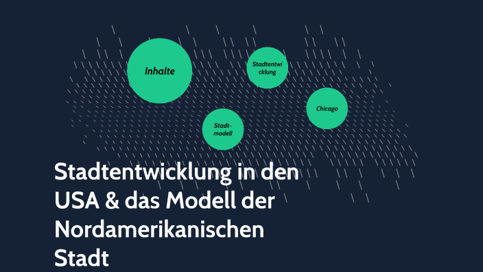 Modell Der Nordamerikanischen Stadt Stadtentwicklung in den USA & das Modell der nordamerikanischen Stadt