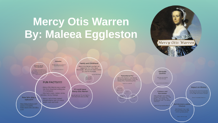 Mercy Otis Warren By Maleea Eggleston