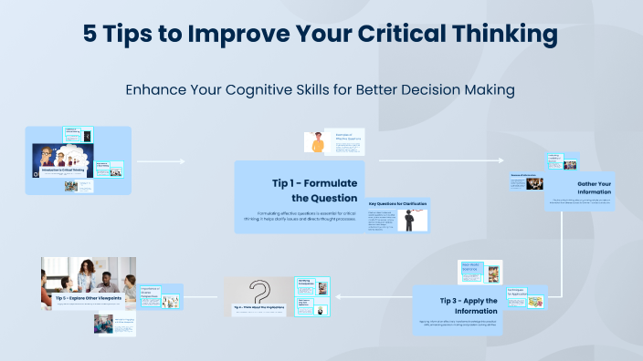 5 Tips to Improve Your Critical Thinking by Ameera Majed on Prezi