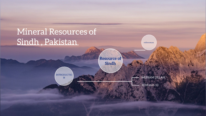 Mineral Resources Of Sindh Pakistan By Salman Saleem