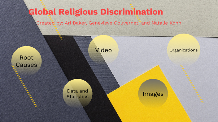 Global Religious Discrimination - 3rd Block English By Genna G On Prezi