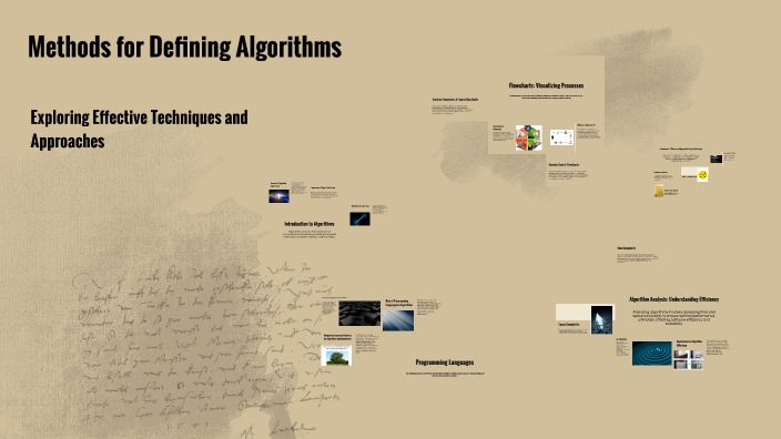 Methods for Defining Algorithms by yulia perfileva on Prezi