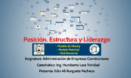 Posición, Estructura y Liderazgo by EDUI ALI BURGUETE PACHECO on Prezi Next