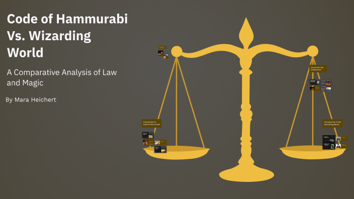 Code of Hammurabi Vs. Wizarding World by mara heichert on Prezi
