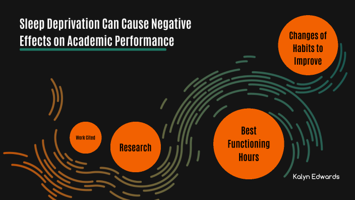 Sleep Deprivation Can Cause Negative Effects on Academic Performance by ...