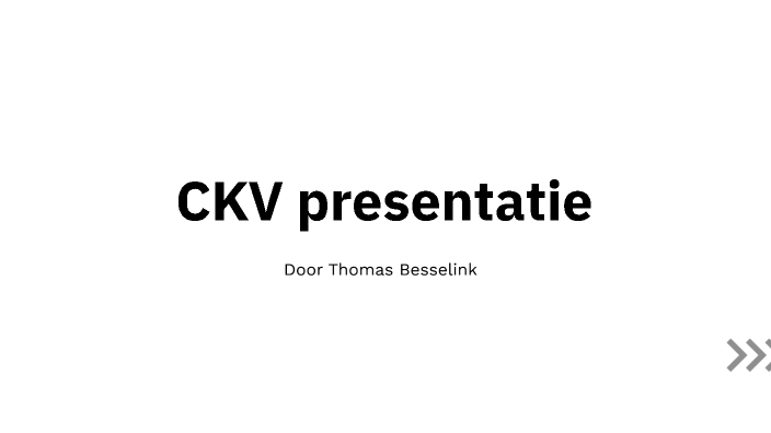 CKV presentatie by Thomas B. on Prezi
